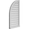 Ekena Millwork Quarter Round Top Left Surface Mount PVC Gable Vent w/ 2"W x 2"P Brickmould Sill Frame, 20"W x 38"H GVPQL20X3803SN - alternate 5